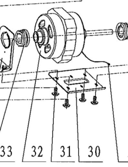 Picture of MOTOR ASSY OCD40WA for Blanco Dryer
